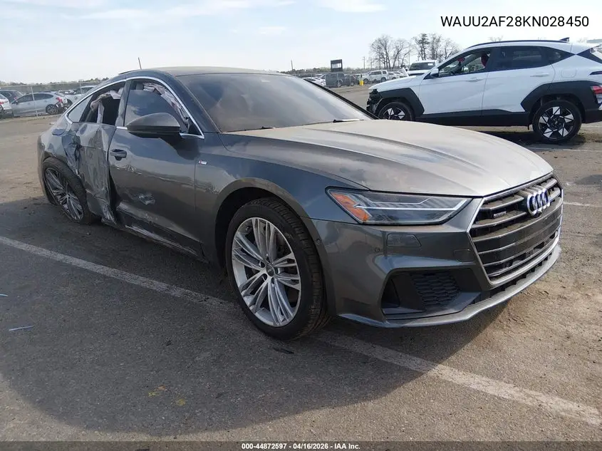 2019 Audi A7 55 Premium VIN: WAUU2AF28KN028450 Lot: 44872597
