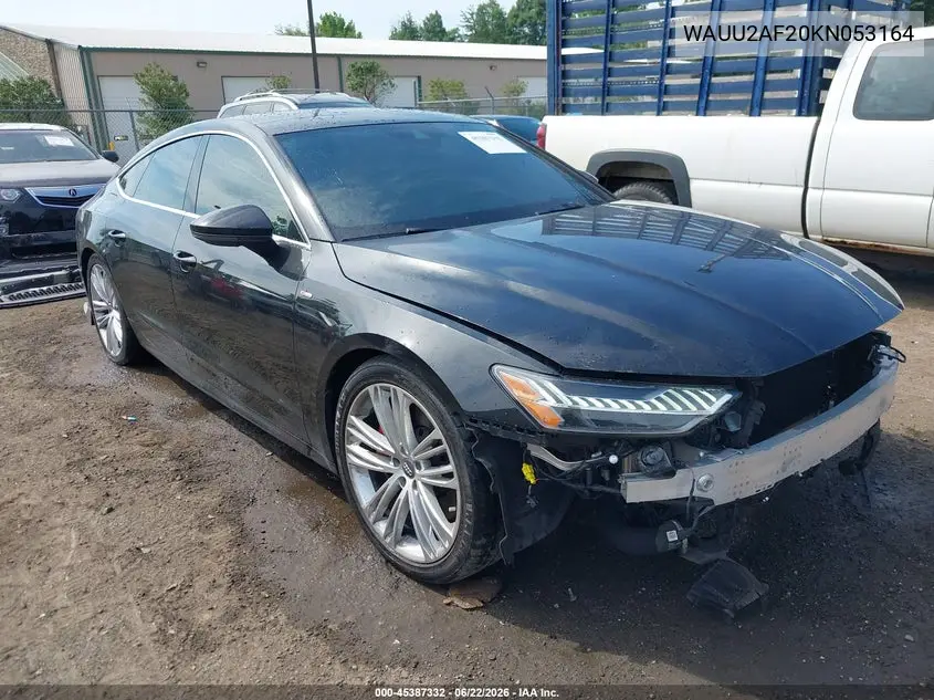 2019 Audi A7 55 Premium VIN: WAUU2AF20KN053164 Lot: 45387332