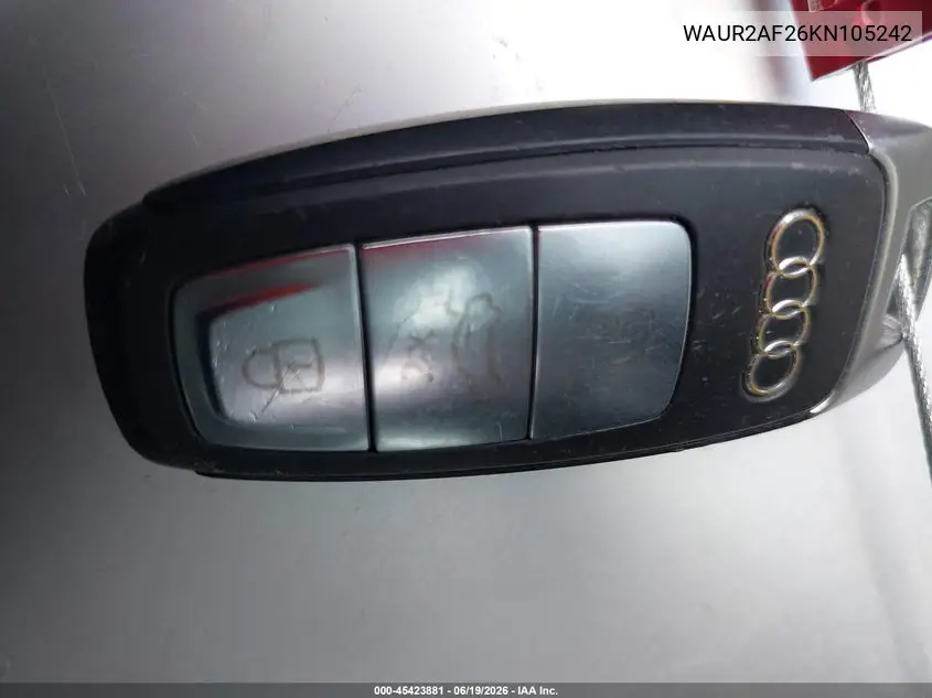 2019 Audi A7 55 Premium VIN: WAUR2AF26KN105242 Lot: 45423881