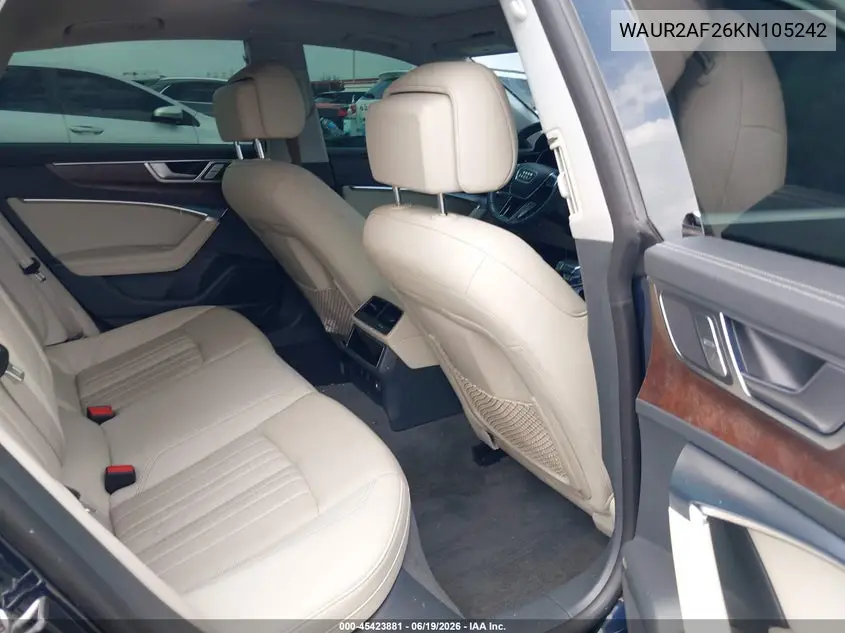 2019 Audi A7 55 Premium VIN: WAUR2AF26KN105242 Lot: 45423881