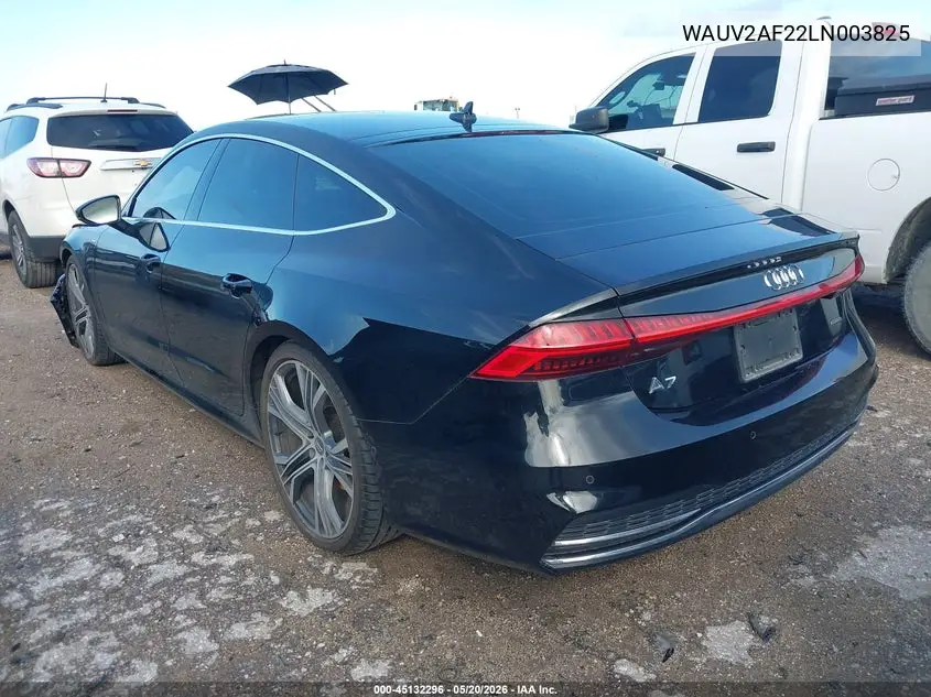 2020 Audi A7 Sportback Prestige 55 Tfsi Quattro S Tronic VIN: WAUV2AF22LN003825 Lot: 45132296