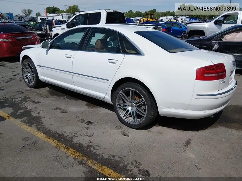 2008 Audi A8 4.2 VIN: WAULV94E68N009399 Lot: 44970848
