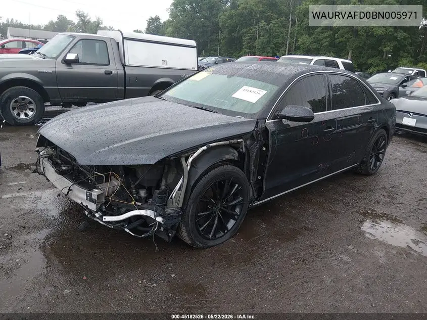 2011 Audi A8 L 4.2 VIN: WAURVAFD0BN005971 Lot: 45182526