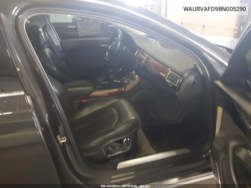 2011 Audi A8 L 4.2 VIN: WAURVAFD9BN005290 Lot: 45326931