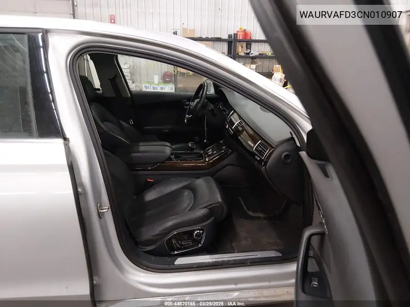 2012 Audi A8 L 4.2 VIN: WAURVAFD3CN010907 Lot: 44620166