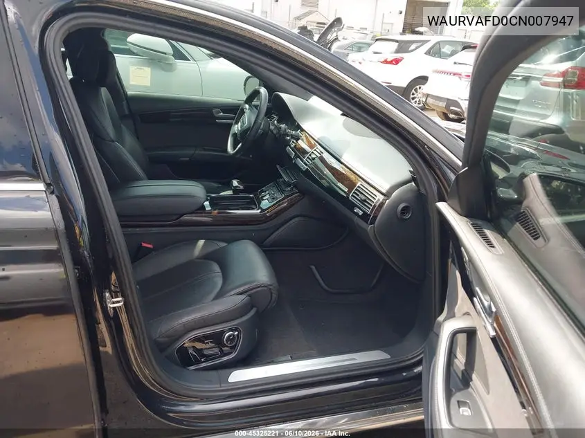 2012 Audi A8 L 4.2 VIN: WAURVAFD0CN007947 Lot: 45325221