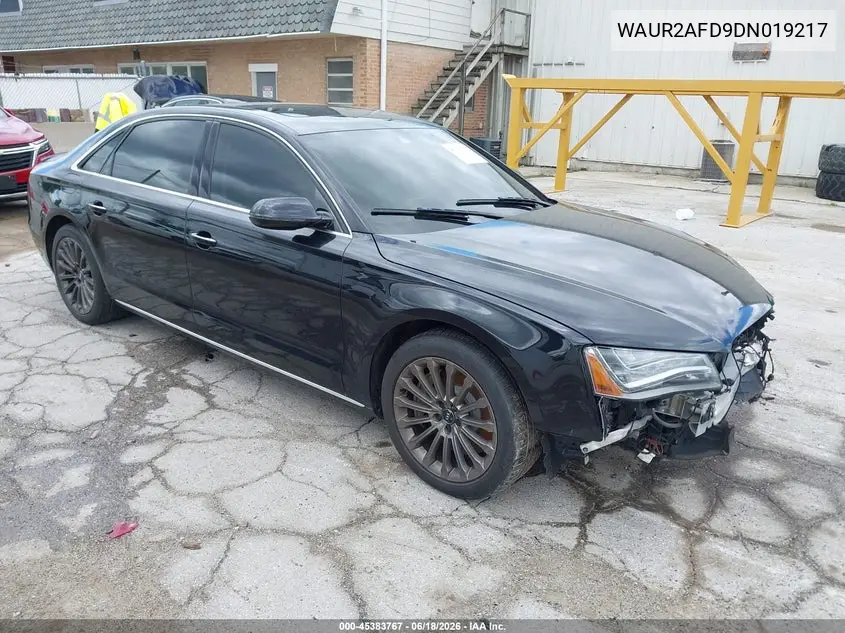 2013 Audi A8 L 4.0T VIN: WAUR2AFD9DN019217 Lot: 45383767