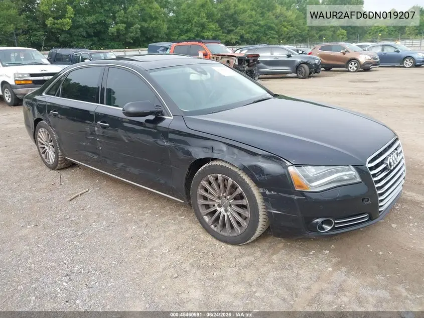 2013 Audi A8 L 4.0T VIN: WAUR2AFD6DN019207 Lot: 45460591