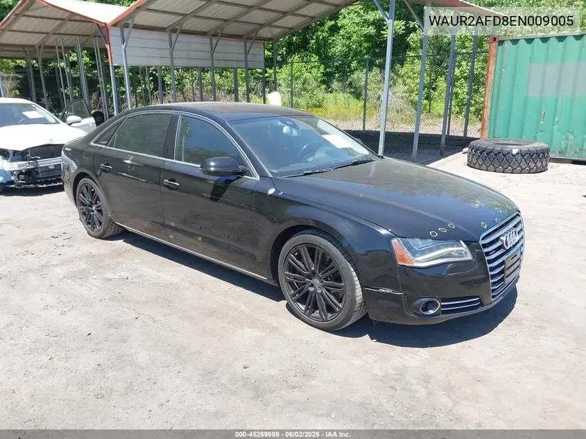 2014 Audi A8 L 4.0T VIN: WAUR2AFD8EN009005 Lot: 45269999