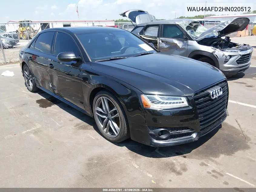 2017 Audi A8 L L 3.0T (Tiptronic) (No Longer Available For Ordering) VIN: WAU44AFD2HN020512 Lot: 45582761