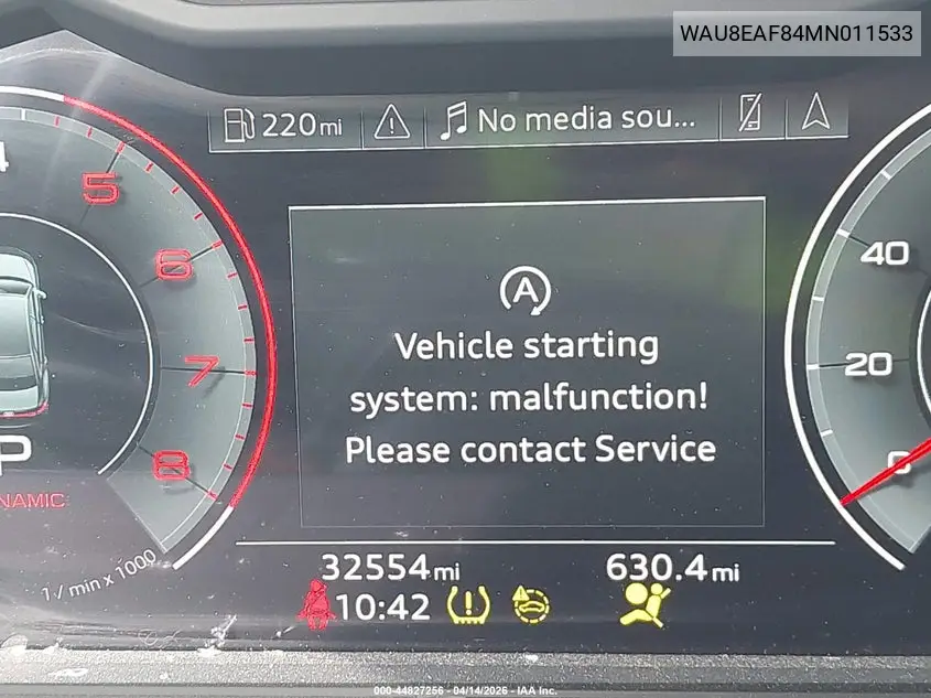 2021 Audi A8 L 60 Tfsi Quattro Tiptronic VIN: WAU8EAF84MN011533 Lot: 44827256