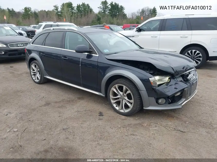 2015 Audi Allroad 2.0T Premium VIN: WA1TFAFL0FA010012 Lot: 44897328