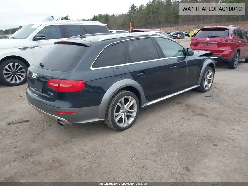 2015 Audi Allroad 2.0T Premium VIN: WA1TFAFL0FA010012 Lot: 44897328
