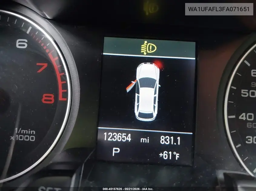2015 Audi Allroad 2.0T Premium VIN: WA1UFAFL3FA071651 Lot: 45157626