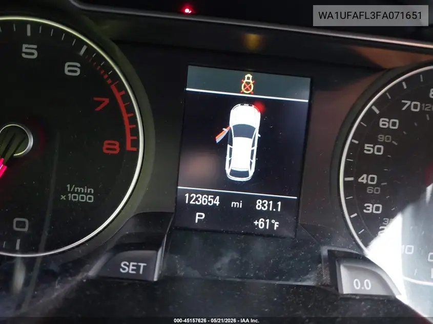 2015 Audi Allroad 2.0T Premium VIN: WA1UFAFL3FA071651 Lot: 45157626