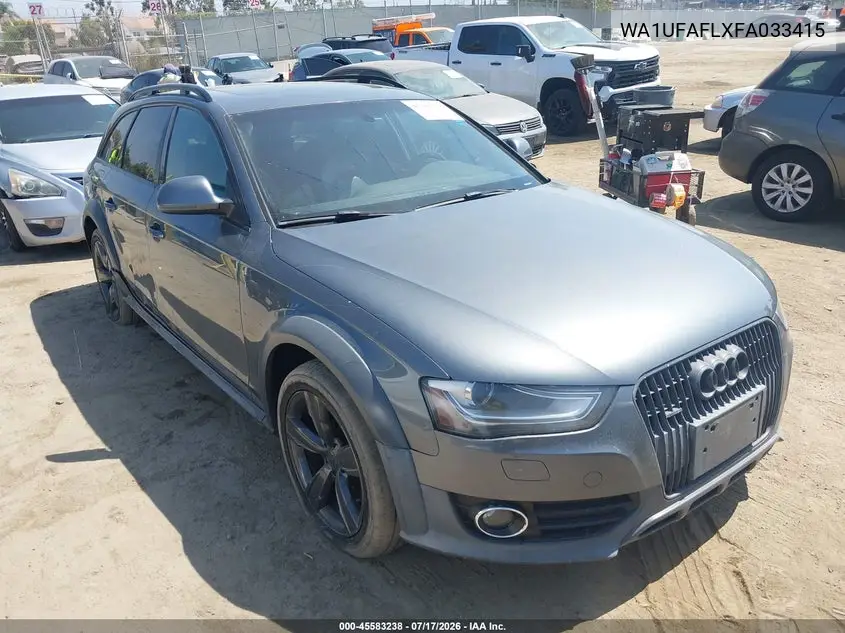 2015 Audi Allroad 2.0T Premium VIN: WA1UFAFLXFA033415 Lot: 45583238