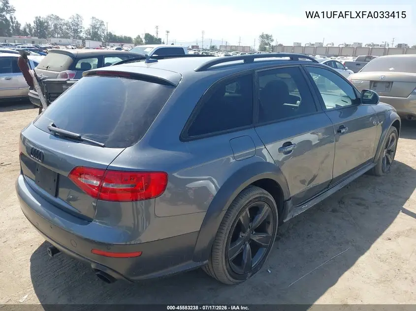 2015 Audi Allroad 2.0T Premium VIN: WA1UFAFLXFA033415 Lot: 45583238