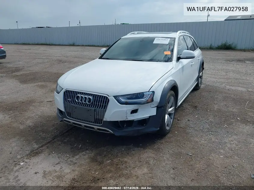 2015 Audi Allroad 2.0T Premium VIN: WA1UFAFL7FA027958 Lot: 45629462