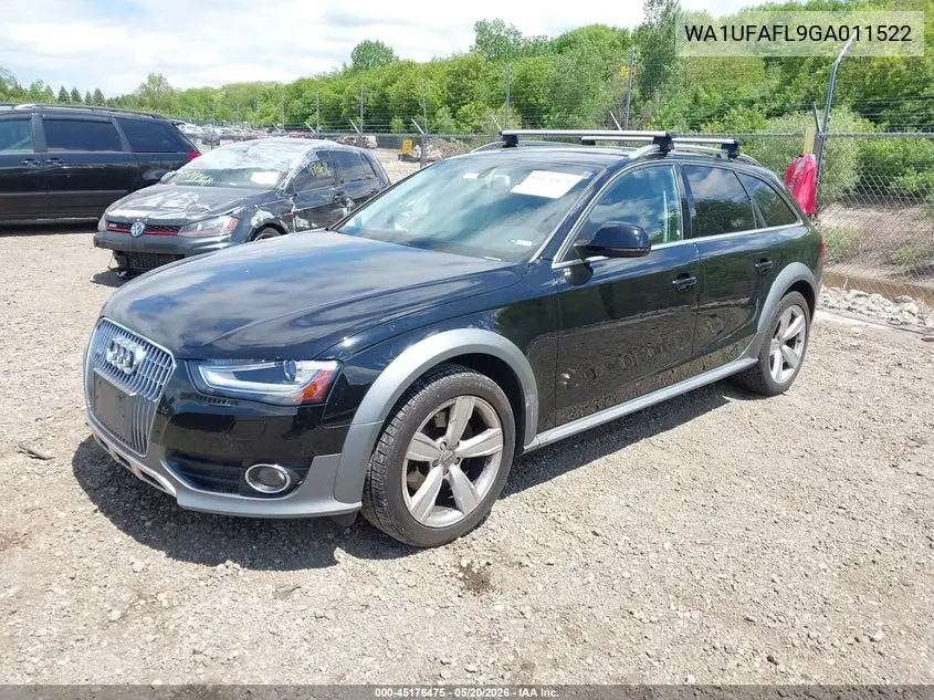 2016 Audi Allroad 2.0T Premium VIN: WA1UFAFL9GA011522 Lot: 45176475
