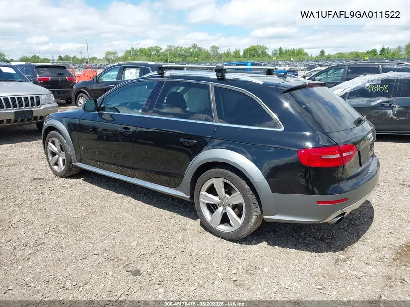 2016 Audi Allroad 2.0T Premium VIN: WA1UFAFL9GA011522 Lot: 45176475