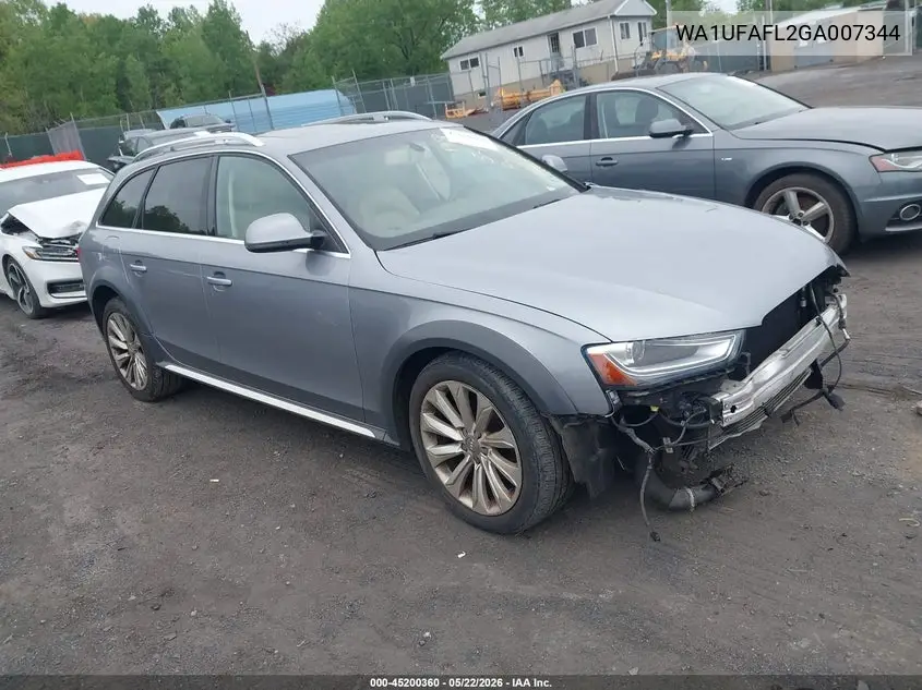 2016 Audi Allroad 2.0T Premium VIN: WA1UFAFL2GA007344 Lot: 45200360