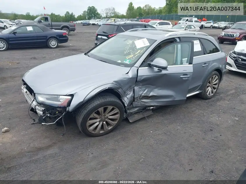 2016 Audi Allroad 2.0T Premium VIN: WA1UFAFL2GA007344 Lot: 45200360