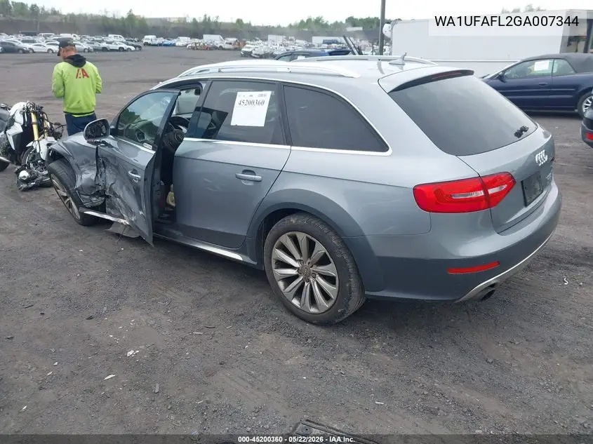 2016 Audi Allroad 2.0T Premium VIN: WA1UFAFL2GA007344 Lot: 45200360