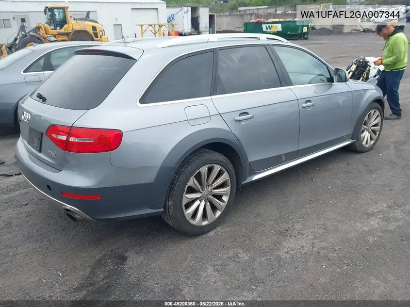 2016 Audi Allroad 2.0T Premium VIN: WA1UFAFL2GA007344 Lot: 45200360