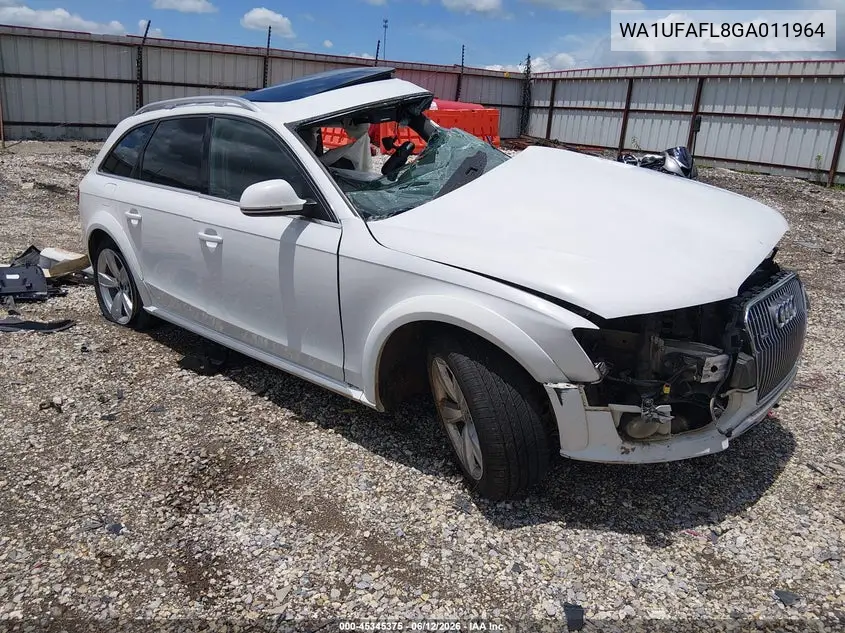 2016 Audi Allroad 2.0T Premium VIN: WA1UFAFL8GA011964 Lot: 45345375