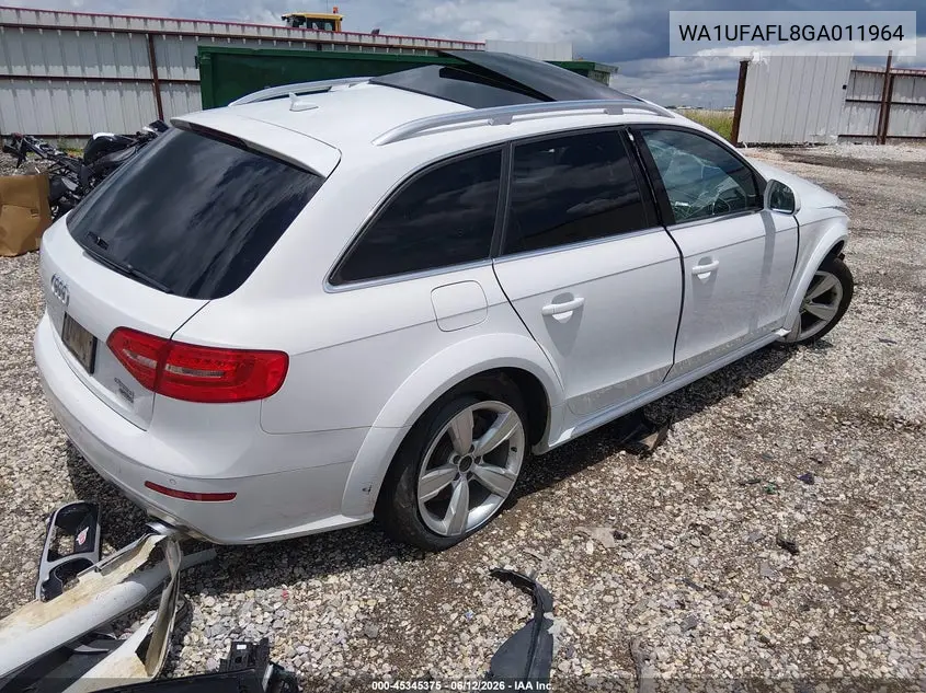 2016 Audi Allroad 2.0T Premium VIN: WA1UFAFL8GA011964 Lot: 45345375