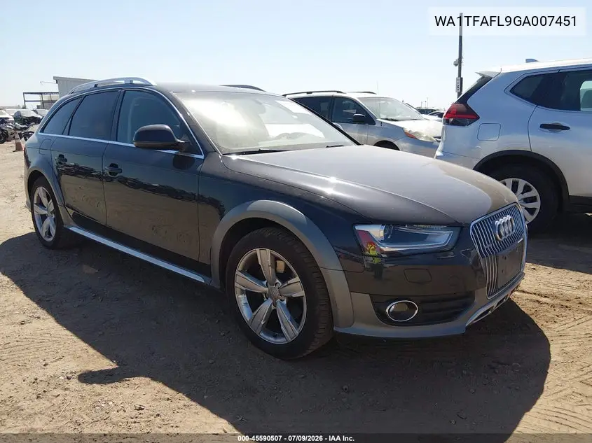 2016 Audi Allroad Premium VIN: WA1TFAFL9GA007451 Lot: 45590507