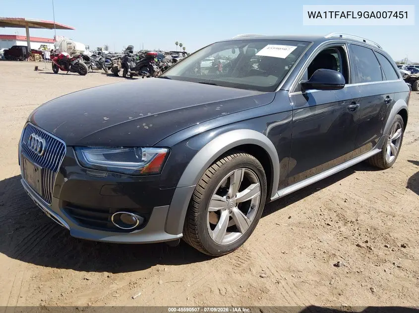 2016 Audi Allroad Premium VIN: WA1TFAFL9GA007451 Lot: 45590507