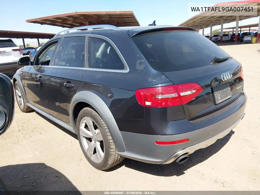 2016 Audi Allroad Premium VIN: WA1TFAFL9GA007451 Lot: 45590507