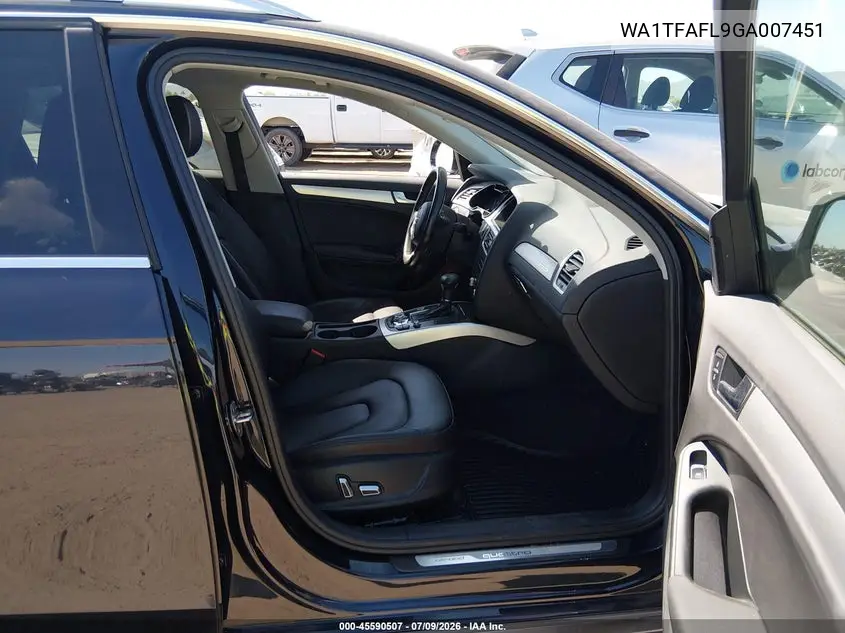 2016 Audi Allroad Premium VIN: WA1TFAFL9GA007451 Lot: 45590507