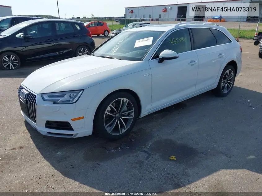 2017 Audi Allroad Premium Plus VIN: WA18NAF45HA073319 Lot: 45589680