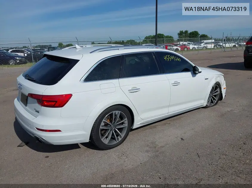 2017 Audi Allroad Premium Plus VIN: WA18NAF45HA073319 Lot: 45589680