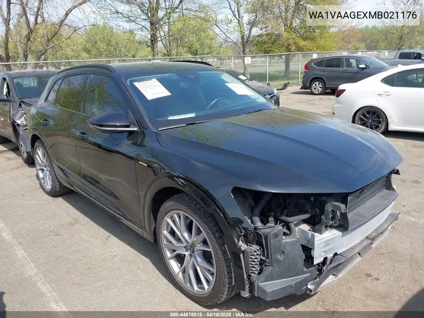 2021 Audi E-Tron Prestige Quattro VIN: WA1VAAGEXMB021176 Lot: 44878918