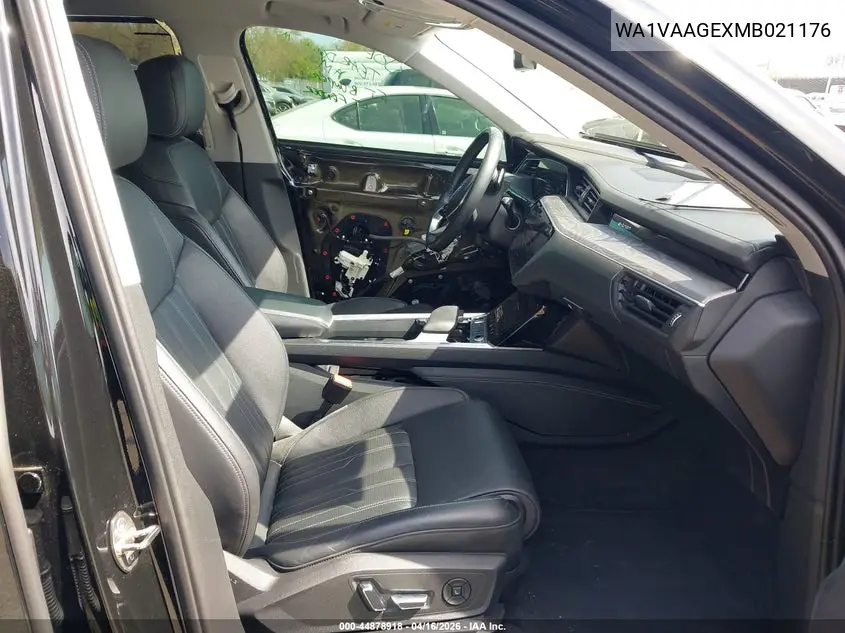 2021 Audi E-Tron Prestige Quattro VIN: WA1VAAGEXMB021176 Lot: 44878918