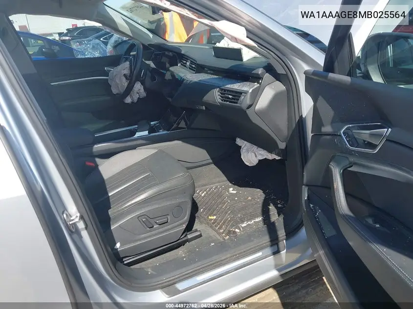 2021 Audi E-Tron Premium Quattro VIN: WA1AAAGE8MB025564 Lot: 44972762