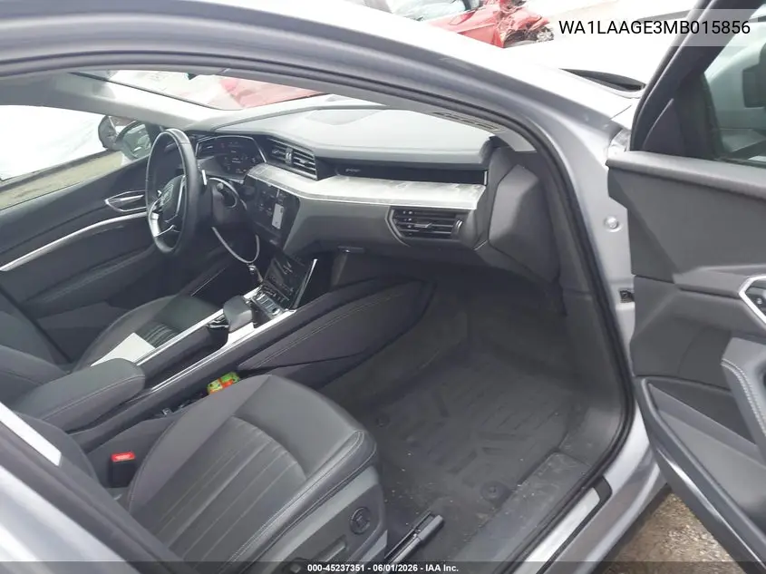2021 Audi E-Tron Premium Plus Quattro VIN: WA1LAAGE3MB015856 Lot: 45237351