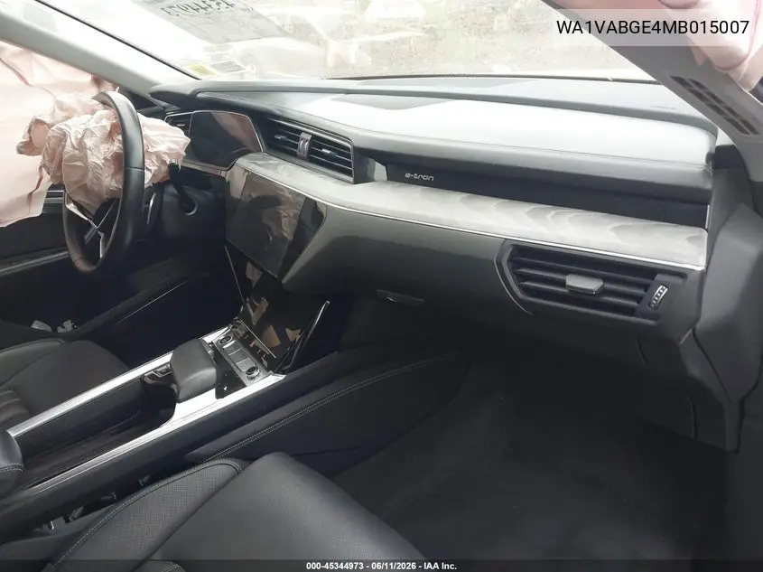 2021 Audi E-Tron Prestige Quattro VIN: WA1VABGE4MB015007 Lot: 45344973