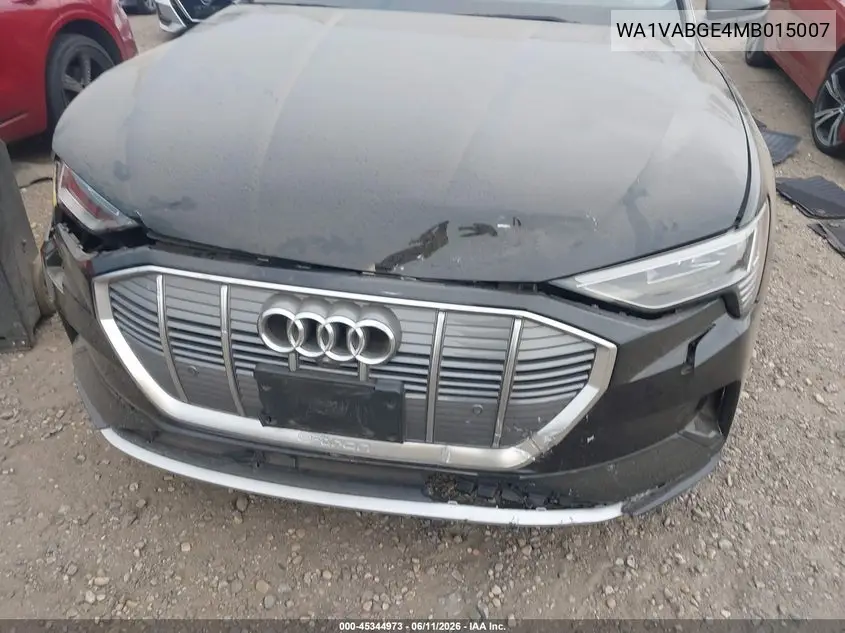 2021 Audi E-Tron Prestige Quattro VIN: WA1VABGE4MB015007 Lot: 45344973