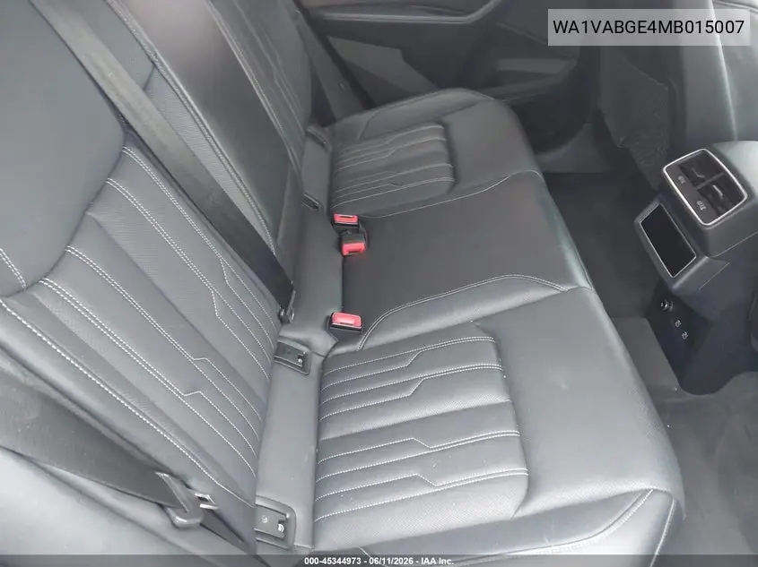2021 Audi E-Tron Prestige Quattro VIN: WA1VABGE4MB015007 Lot: 45344973