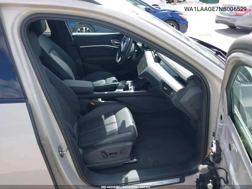 2022 Audi E-Tron Premium Plus Quattro VIN: WA1LAAGE7NB006529 Lot: 44826387