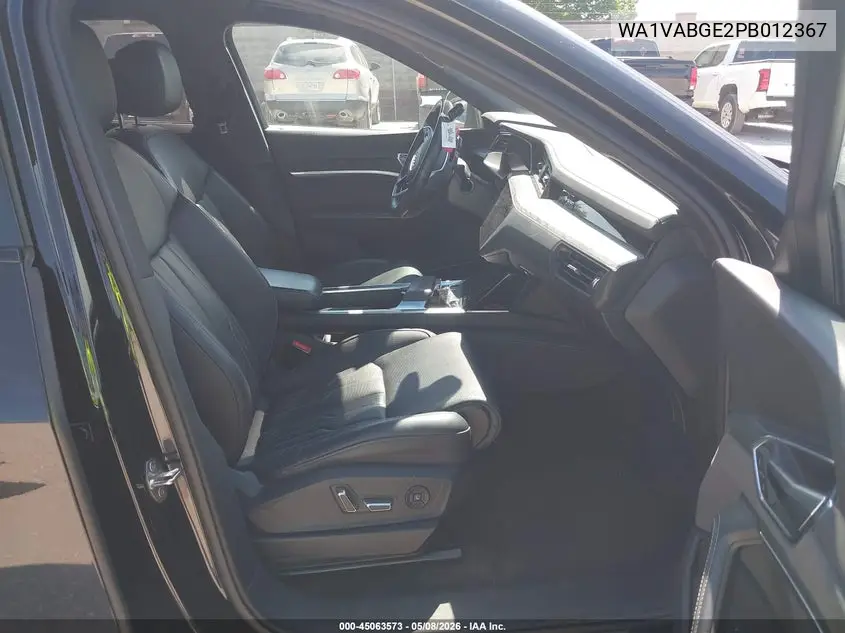 2023 Audi E-Tron Premiumwe VIN: WA1VABGE2PB012367 Lot: 45063573