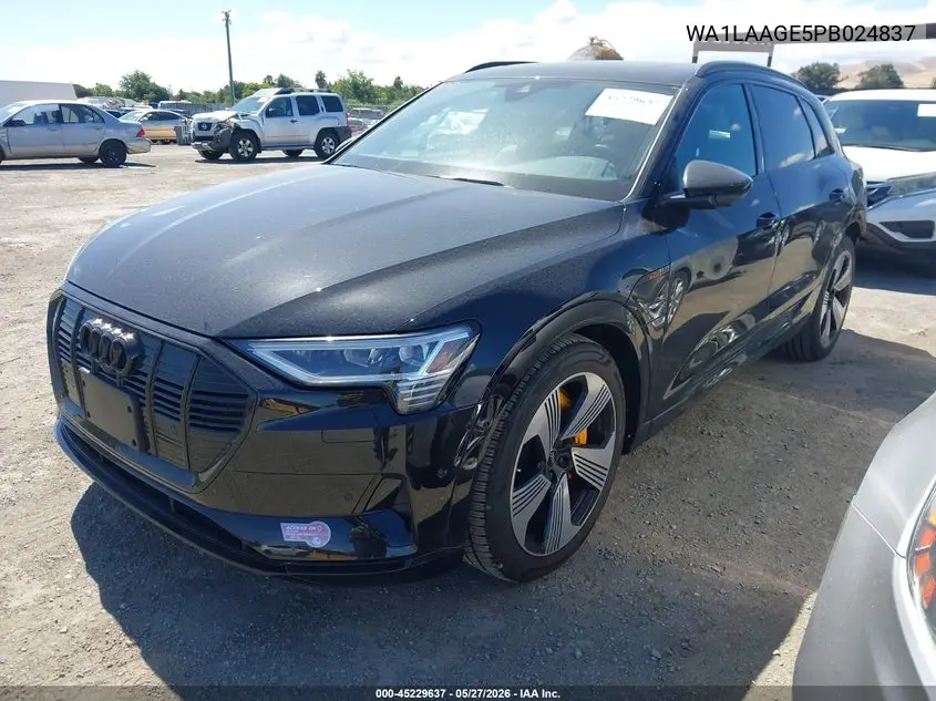 2023 Audi E-Tron Premium Plus Quattro VIN: WA1LAAGE5PB024837 Lot: 45229637