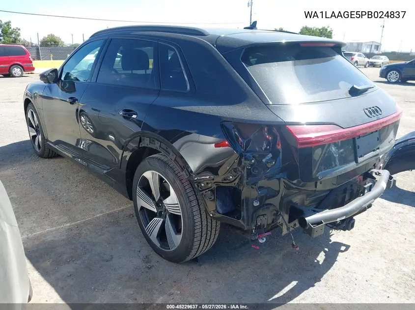 2023 Audi E-Tron Premium Plus Quattro VIN: WA1LAAGE5PB024837 Lot: 45229637