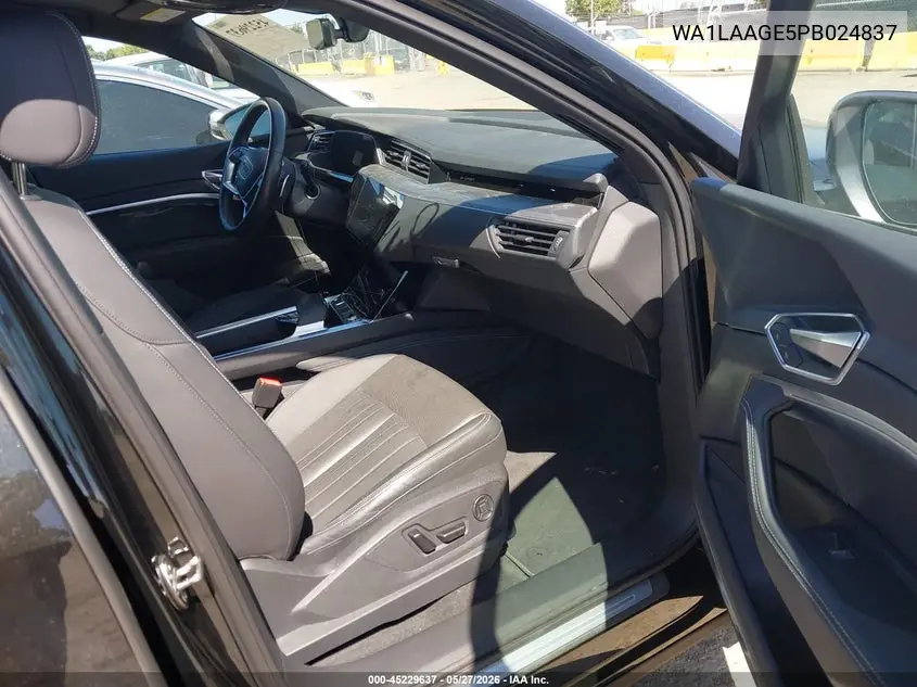 2023 Audi E-Tron Premium Plus Quattro VIN: WA1LAAGE5PB024837 Lot: 45229637
