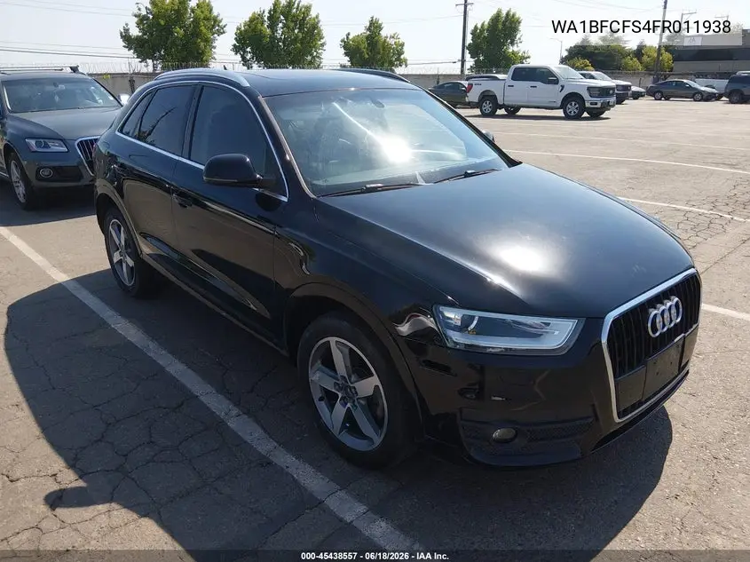 2015 Audi Q3 2.0T Premium Plus VIN: WA1BFCFS4FR011938 Lot: 45438557