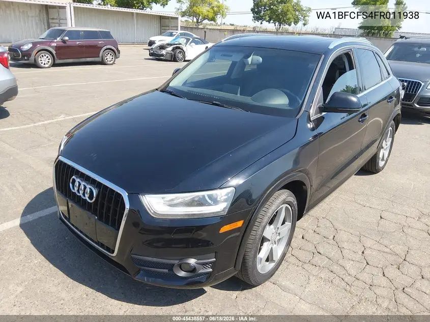 2015 Audi Q3 2.0T Premium Plus VIN: WA1BFCFS4FR011938 Lot: 45438557